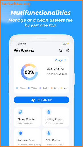 Laser File Explorer - File Manager & Cleaner screenshot