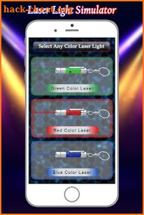 Laser Flash Light Simulator: Color Laser Simulator screenshot