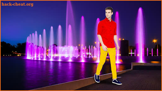 Laser Fountain Photo Editor screenshot