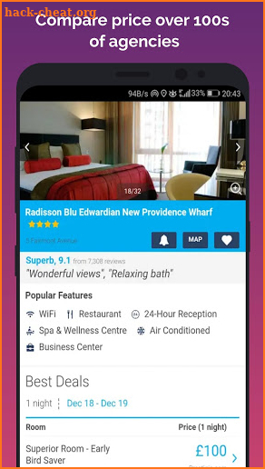 Last Minute Hotel Booking App screenshot