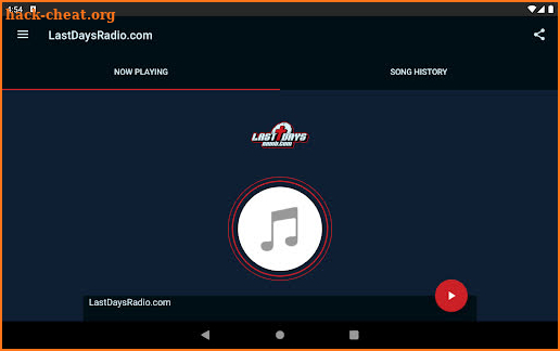 LastDaysRadio.com screenshot
