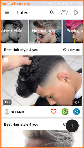 Latest Boys Hairstyle App 2019 screenshot