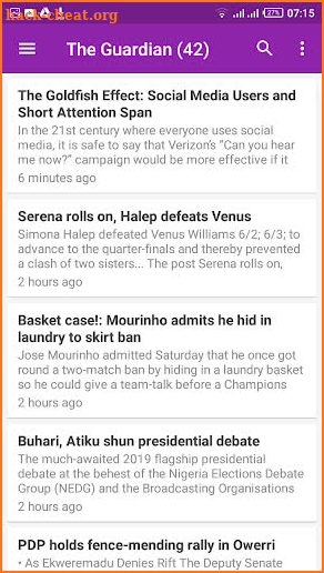 Latest Nigerian News Papers screenshot