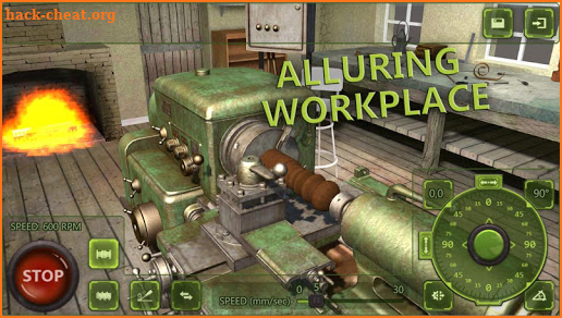 Lathe Machine 3D: Milling & Turning Simulator Game screenshot