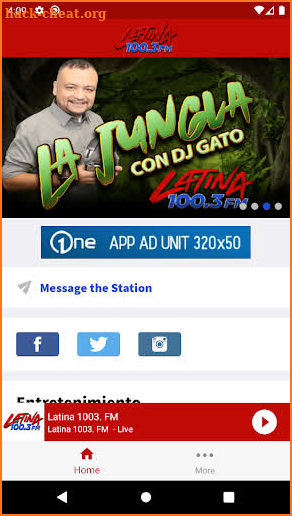 Latina 100.3 WKKB-FM screenshot