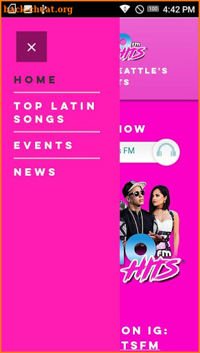 Latino Hits FM screenshot