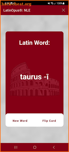 LatinOpus: NLE screenshot