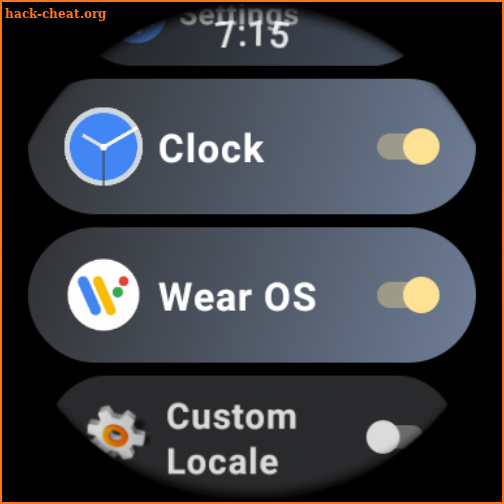 Launcher 3D Wear OS screenshot