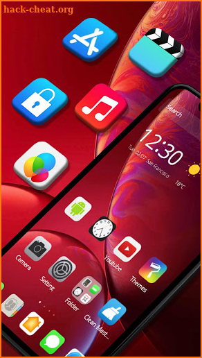 Launcher for Phone XR Theme screenshot