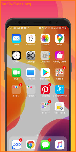 Launcher iOS 14 screenshot