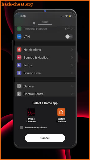 Launcher IOS 15 screenshot