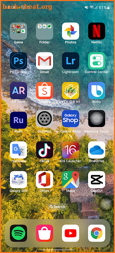 Launcher iOS 16 screenshot