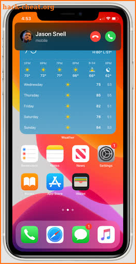Launcher iOS 16 Pro screenshot