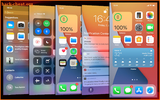 Launcher iPhone 15 , iOS 17 screenshot