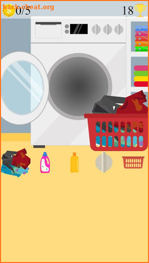 laundry washing machine game screenshot