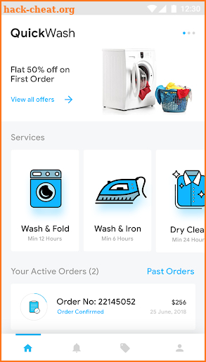 Laundry(template) - ionic screenshot