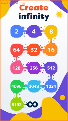 LAVA - Merge Number Blocks with 2048 game screenshot