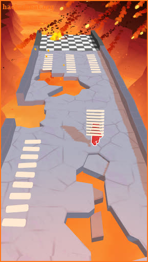 Lava Run 3D : Bridge Racing Game screenshot