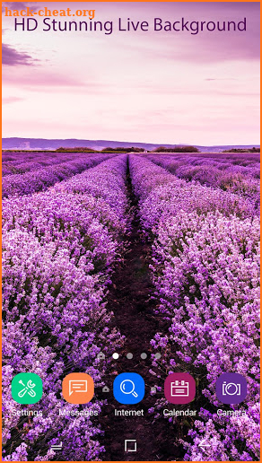 Lavender Live Wallpaper HD screenshot