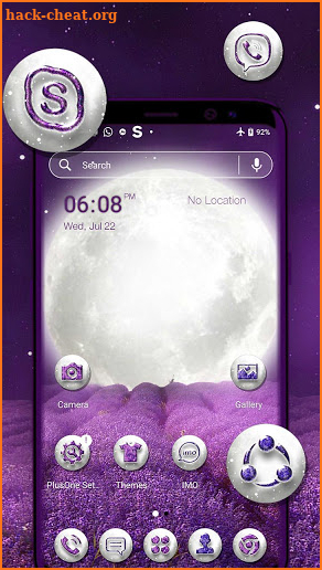 Lavender Moon Theme screenshot