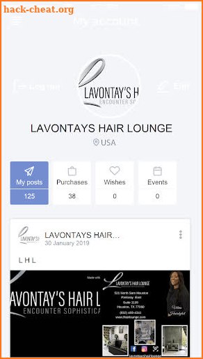 LAVONTAYS HAIR LOUNGE screenshot