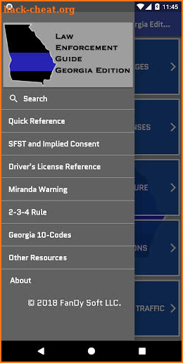 Law Enforcement Guide - Georgia Edition screenshot