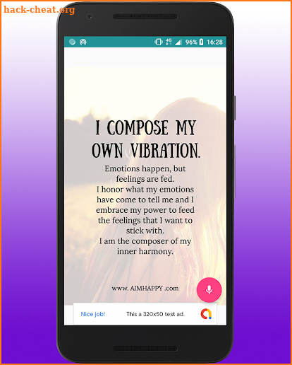 Law of Attraction Affirmation screenshot