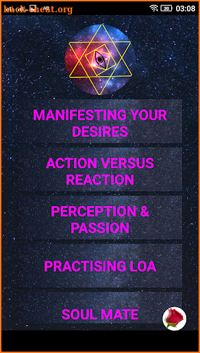 law of attraction "attraction" screenshot