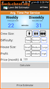 Lawn Care Estimator (Business) screenshot