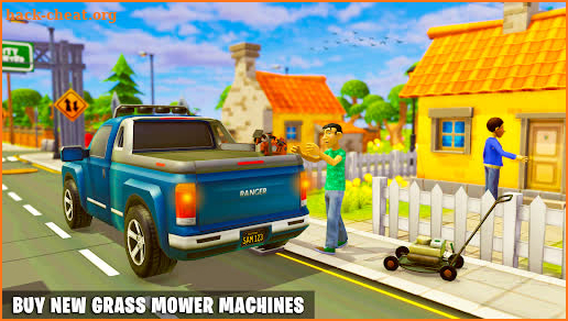 Lawn Mower Simulator Grass Cut screenshot