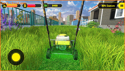 Lawn Mowing Grass Cutting Game screenshot