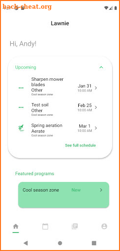Lawnie - Lawn Care Calendar and Scheduler screenshot