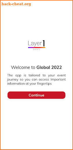 Layer1 Events Connect screenshot