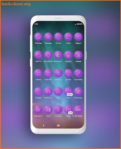 Lazer Purple Icons Pack screenshot