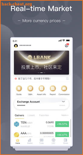 LBank screenshot