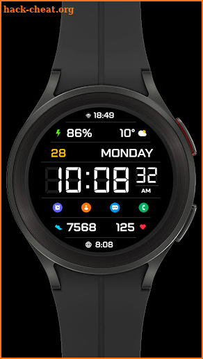 LCD IV Watch Face screenshot