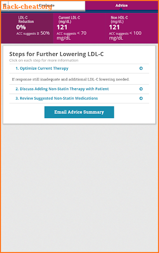 LDL-C Manager screenshot