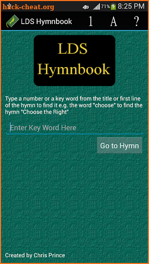 LDS Hymnbook screenshot