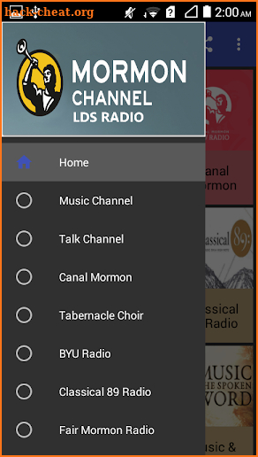 LDS Radio Stations Mormon Channel screenshot