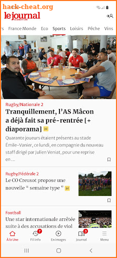 Le Journal de Saône et Loire screenshot