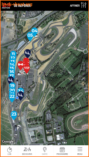 Le Mans Circuit Info screenshot