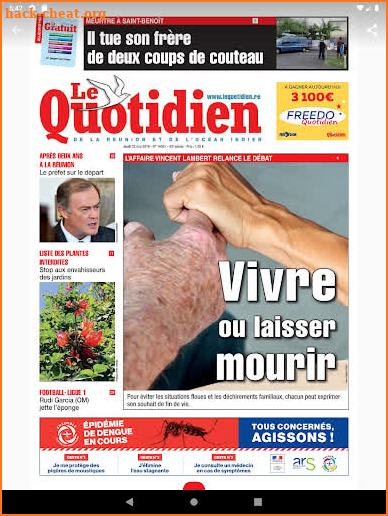 Le Quotidien de la Réunion screenshot