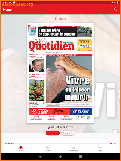 Le Quotidien de la Réunion screenshot