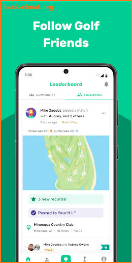 Leaderboard Golf screenshot