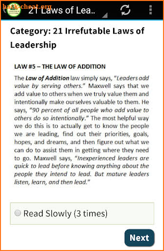 Leadership Skills Training screenshot