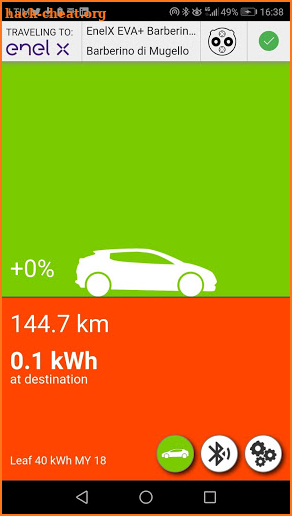 Leaf 62 kWh / 40 kWh - Power Cruise Control screenshot
