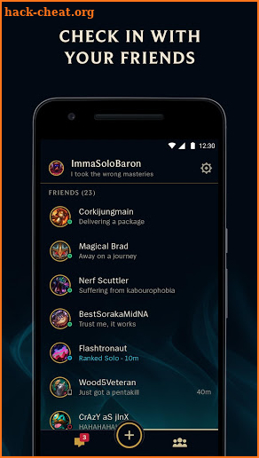 League Friends screenshot