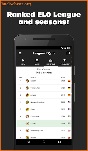 League of Quiz Trivia screenshot