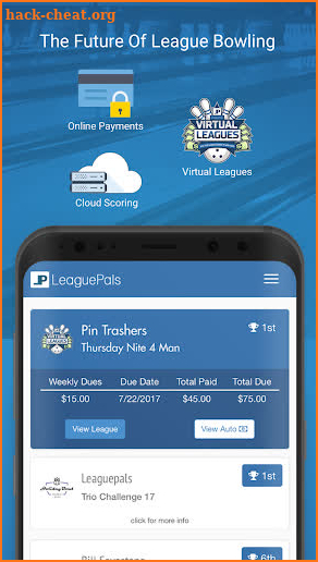 LeaguePals - The Future Of League Bowling screenshot