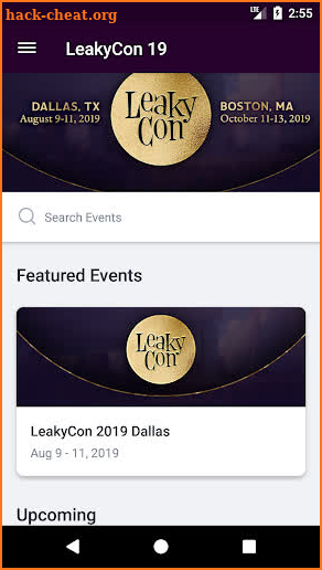 LeakyCon 2019 screenshot
